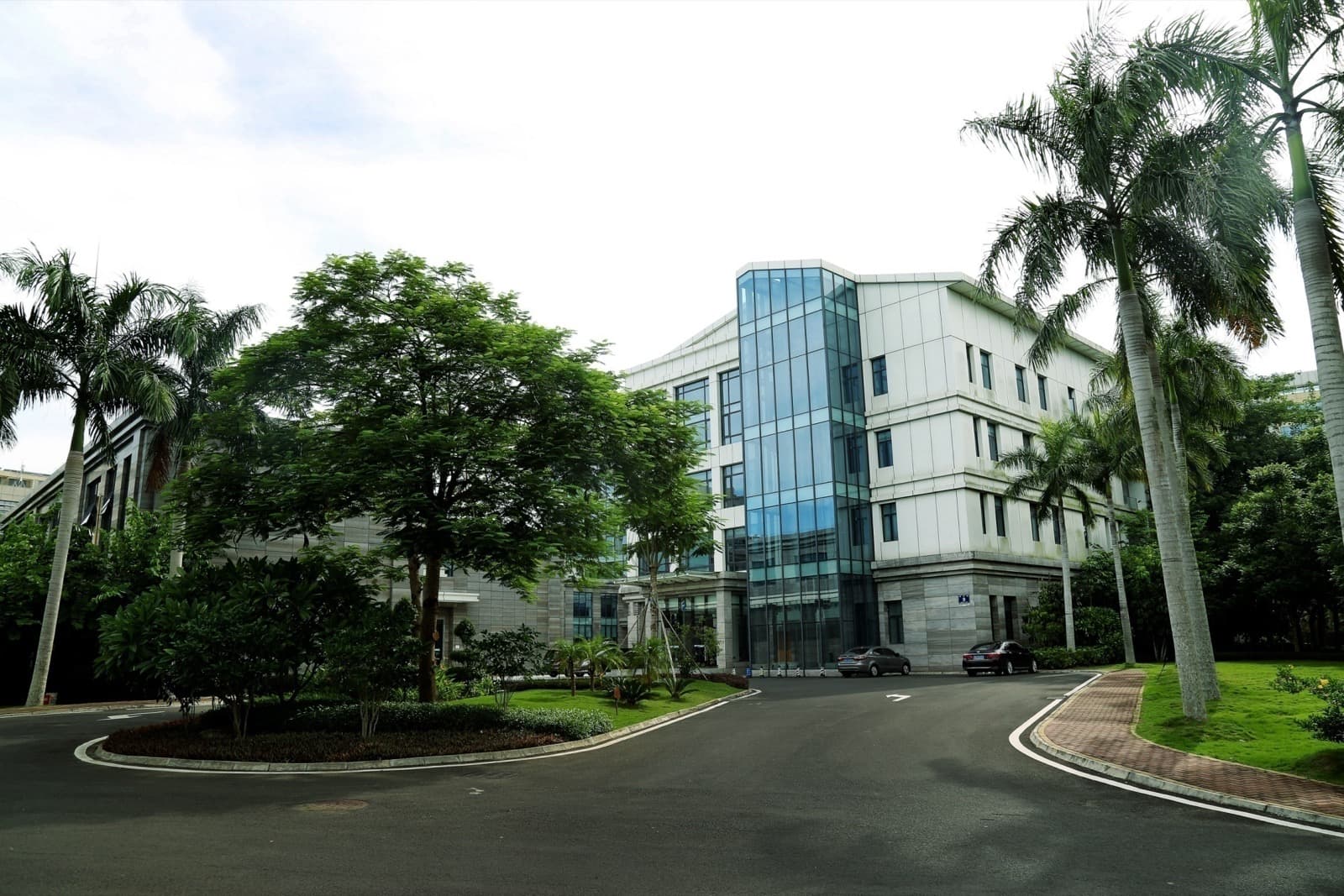 The Boao Worldlight Hospital building on Hainan